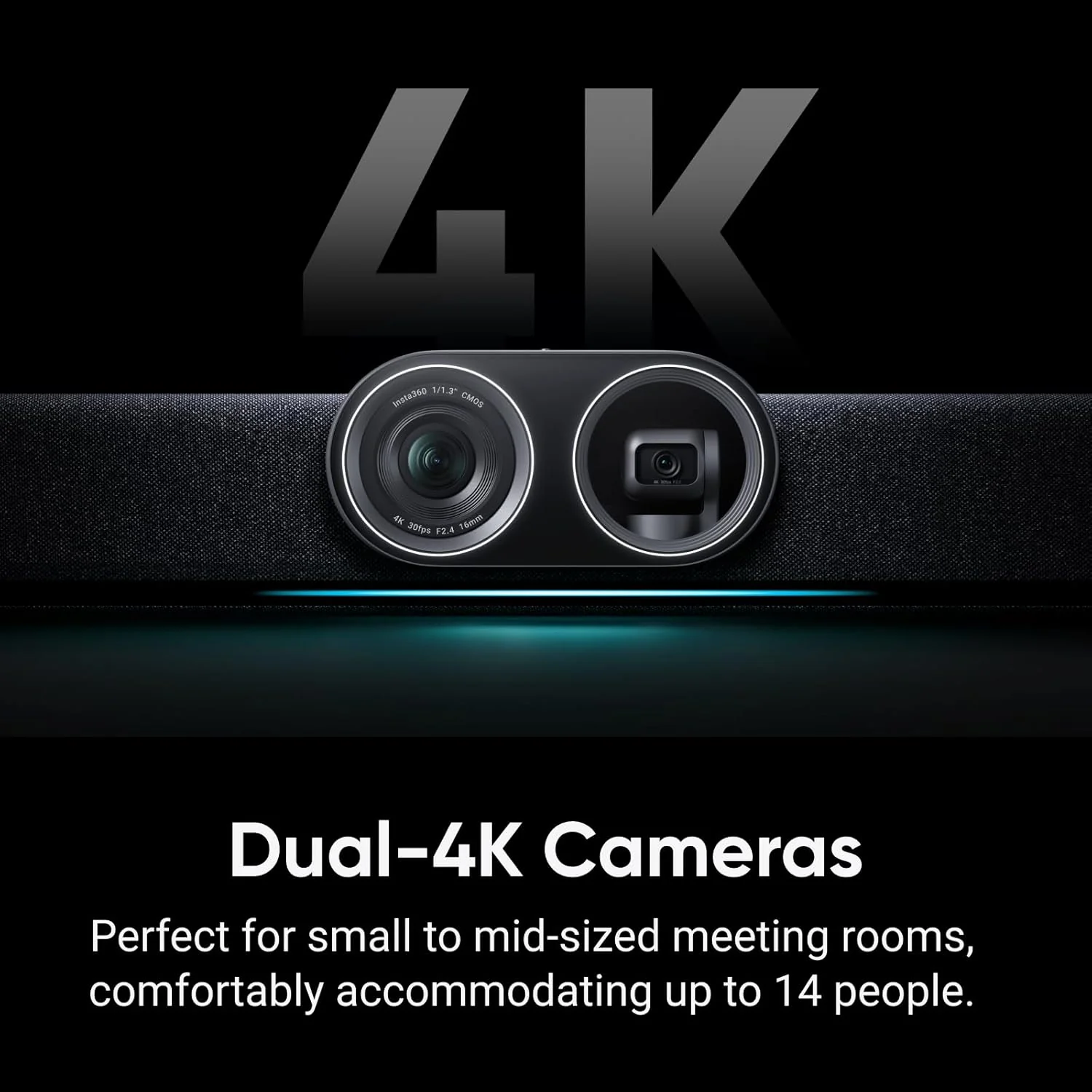 Insta360 Connect (4K Dual-Camera AI Video Bar) - NOVA - Image 4